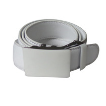 Special offer mens belt New fashion all-match automatic buckle belt white youth student pants belt