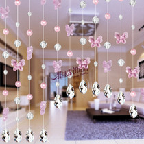 Crystal bead curtain finished curtain partition curtain crystal curtain porch butterfly bead curtain hanging curtain