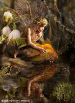 Precision printing new big painting DMC cross stitch kit character Elf release