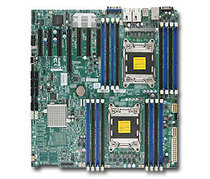 Ultra-micro dual-way double 10 gigabit server motherboard X9DRH-iTF C602 LGA2011 rectangular radiator