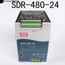 SDR-480-24 Taiwan Mingwei rail 480W24V switching power supply 20A motor drive PLC industrial control belt PFC