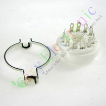 New twelve-legged ceramic GZC12-F silver plated tube seat for 9MN8 8AC9 50CA10 tube