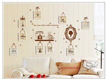 Removable Wall Sticker Travel Living Room Dining Room Dining Room Sofa Background TV Wall Photo Photo Frame Wall Sticker