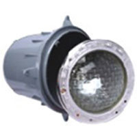 Meisheng stainless steel plastic shell embedded light pool underwater light pool bottom light LED underwater light pool equipment