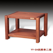 Yinyue Huidian YY-2A elegant single two-layer solid wood rack Audio rack Equipment rack cabinet