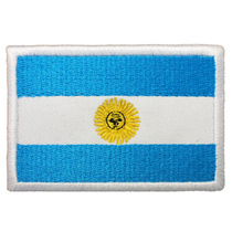 Embroidery New China Double-sided trumpet arm Chapter Argentinian magic cloth patch with embroidered label and set to do