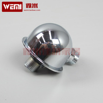 Integral shower room Bathroom repair accessories Ball-shaped through-plate water connector Right angle joint four-point interface shower pipe