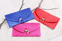 Korean fabric wallet deposit bag can put mobile phone Korean folk handicraft gift ethnic souvenir P02947