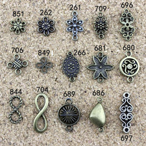 Retro Bronze Accessories Pendant-Connecting Piece Conset -1 Handmade DIY Material Accessories Pendant Jewelry