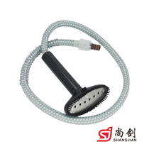 Manufacturer direct sales hanging bronzing machine air guide tube with nozzle with hairbrush hanging hot accessories anti-burn universal