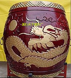 Carving dragon drum (relief) dragon boat with drum painting gold dragon drum painting dragon drum send drum Hammer factory direct sale