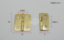 () Less than one inch pure copper hinge 4-point hinge gold hinge gift box craft hinge 18x16