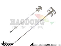 Wooden shrimp squid hook string hook fish hook umbrella hook Wooden shrimp hook back hook Fishing gear accessories Luya DIY