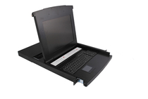 LANBE AI-7108ULG 17LCD 8-port IP Remote KVM Switch