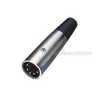 New stock 5PIN Cannon public head microphone efficacy plug Five-core card tap XLR Audio wiring plug