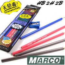 MARCO MARCO Writing Pencil 90020 Triangle Pen Student Pencil Wooden Pencil 2H HB 2B
