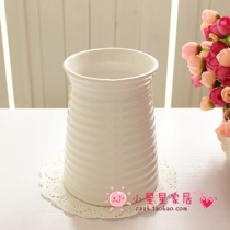 Modern Classic Simple White Ceramic Vase Ikea Flower Spot European Modern Fashion Ceramic Vase