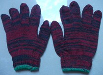 Factory work cotton gloves labor workers gauze gloves red gauze gloves good quality and good quality