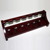 Log pipe rack log pipe holder solid wood pipe holder 6 pipe holder 6 pipe holder pipe holder