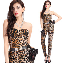 Lan Guifang BAO WEN Small feet European and American Fan sexy swarm with a high waist design feeling one-piece pants small fragrant wind long pants