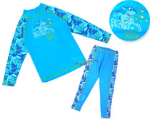 Long sleeve long pants children Split Surfing Suit Diving Suit Sunscreen more than 50 C8-1 #☆3-8 years old