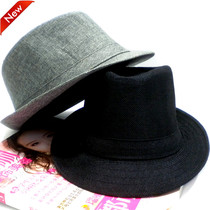 Special offer multi-choice naked British Gentleman hat male Lady Classic Jazz hat pure black spring summer performance hat