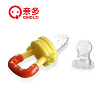 Ken bite bag rattle fresh fruit vegetable fruit supplement food device training tooth gum silicone infant feeding