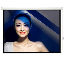 Projection screen 100 inch 4:3 projector electric screen White plastic screen Projector accessories