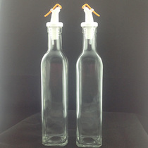 Liquid seasoning bottle New fashion glass vinegar bottle Oil bottle oil pot seasoning bottle Seasoning bottle Dust-proof clean and hygienic