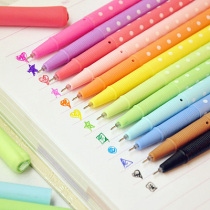 New fresh and cute candy color point Love drill gel pen creative water pen