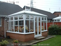Herringbone top sun room 80*80 paint Fanggang sun room Double-layer hollow tempered glass sun room