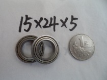 Bearing Miniature bearing Thin-walled bearing 61802ZZ 6802ZZ inner diameter 15 outer channel 24 thickness 5
