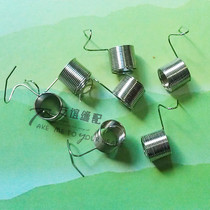 Flat car pick wire spring clip wire clip wire pick spring anti-throw wire jumper spring white nickel plated pick wire spring high quality spring