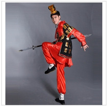 The ancient Han Dynasty soldiers the men Zhou Yu the Red soldiers the three Kingdoms soldiers the performance of the mens Warring States soldiers