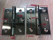 2 inch stainless steel bearing hinge red Double Eagle hinge hinge cabinet door hinge foot 1 2mm thick 2 Price