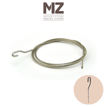 J-head 304 stainless steel rope lanyard Painter gallery hanging painting rope large bearing weight movable wire hanging code