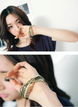 Retro fashion braided three-ring bracelet jewelry super cool multi-layer bracelet jewelry jewelry gift for girlfriend lover