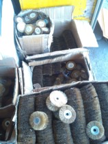 Band sawing machine brush bimetallic band saw blade chip removal brush Wuming machine tool accessories band sawing machine accessories