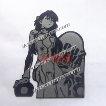 EVA Metal Sticker Evangelion Asuka Sticker EVA Anime Phone Sticker