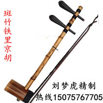 Jinghu musical instrument Tianjin Liu Menghu professional ebony shaft iron tube Banzhu Old Zizhu Jinghu Xipi big second yellow