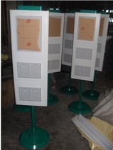 Agricultural Row Landing Type Triangle Information Shelf Information Publicity Frame Triangle Information Shelf Propaganda Single Rack