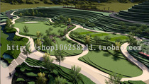 Zhejiang Pujiang Green Valley Mountain Park Landscape Design Data Text 107 pages