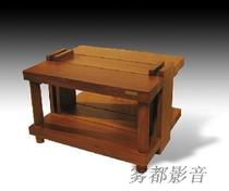 Sound element solid wood speaker rack YS-2A Film and Television single layer full solid wood audio cabinet power amplifier rack