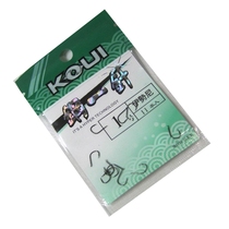 Guangwei Steel One Needle Eshni Sleeve Hook Guandong Hook Fishing Hook With Barbed Black Hook