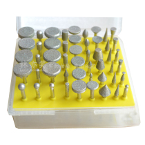 50PCs diamond grinding head set Emery grinding head Jade peeling stone carving jade carving polishing