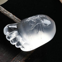 (Cashback trial) chalcedony pendant Jade contentment fashion personality agate feet send certificate