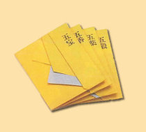 Tang Miao Dongmi Zhenyangzong Buddhist offering Five Treasures a group of five