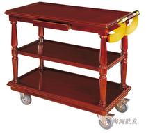 Three-layer service car Solid wood wine car Dessert car Food delivery car Dessert car Chaise longue car Cake car Trolley Tea car