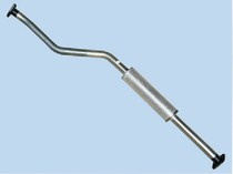 Double-layer thickened Dongfeng Little Prince middle section exhaust pipe exhaust pipe Dongfeng Little Prince silencer