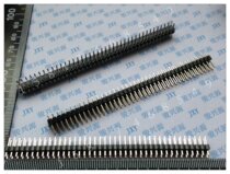 2X40P double row pin 2 54 double row straight pin 2 * 40P needle length 11 6MM left and right gilded and environmentally friendly